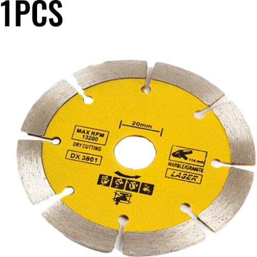 1pc 110mm Diamond Saw Blade Cutting Disc Wheel For Concrete Marble Tile Stone For Angle Grinder Cutting Machine