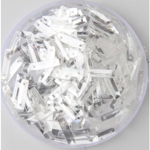 3*15mm Double Holes Shiny Bar Golden Loose Sequin Paillette Sewing,Wedding Craft,Women DIY Garment Accessory SBGZ2