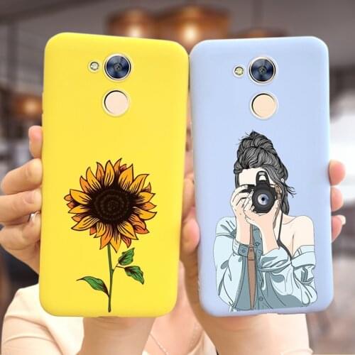 For Huawei Honor 6A Case Colorful Sunflower Cover Soft Silicon Fundas For Honor 6A 6 A Pro Phone Cases Honor6A Protective Bumper
