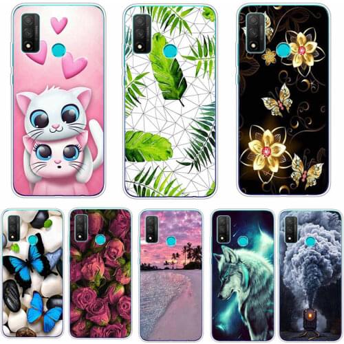 For Huawei P Smart Case TPU Soft Silicone Transparent Back Cover Phone Case Huawei P Smart 2018 Cover FIG-LX1 Enjoy 7S Case