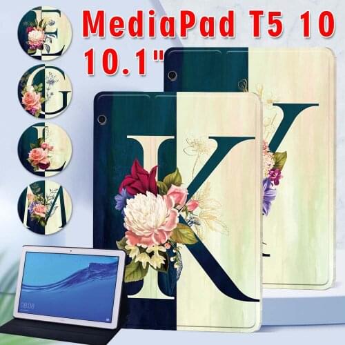 Tablet Case for Huawei MediaPad T5 10 10.1 Inch AGS2-W09/W19/L03/L09 Tablet Stand Heavy Duty Protective Case + Free Stylus