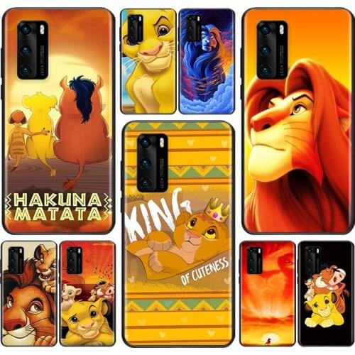 The Lion King Simba For Huawei P Smart Z S Pro Plus 2018 2019 2020 2021 Mate 10 20 30 40 RS PRO Plus lite Phone Case