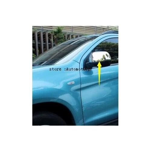 Mirror cover rearview mirror cover modified external accessories 2 PCS/set Fit for Mitsubishi ASX 2010 2012