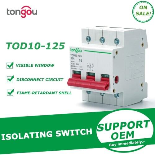 230V 400V AC 3P Main Switch Function Disconnector Switch Isolator Circuit Breaker