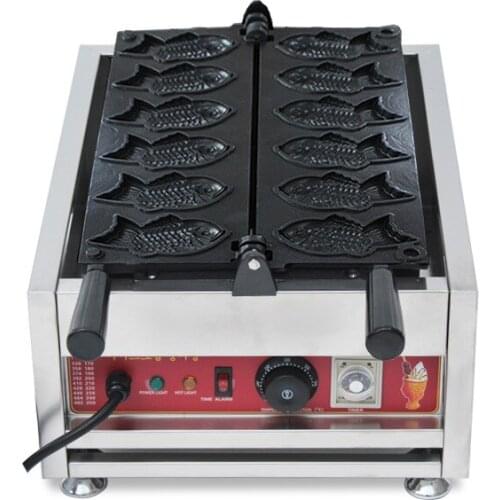 Commerical automatic fish waffle maker manufacturer kitchen equitment factory machine taiyaki maker machine