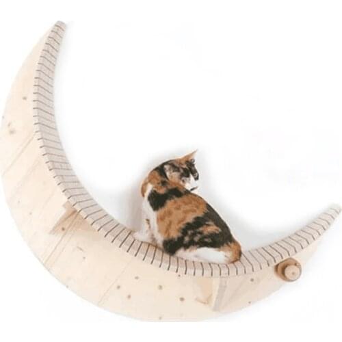 Wall Mounted Solid Wood Cat Jumping Platform Cat Climbing Frame Cat Tree Wall Cat Furniture Disassemble Kitten Springboard NEW