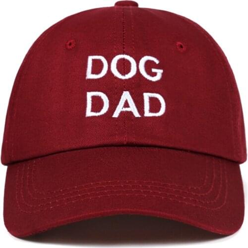 2018 new DOG DAD Letter embroidery Cap 100%Cotton Baseball Cap For Men Women Hip Hop Dad Hat fashion Snapback hats