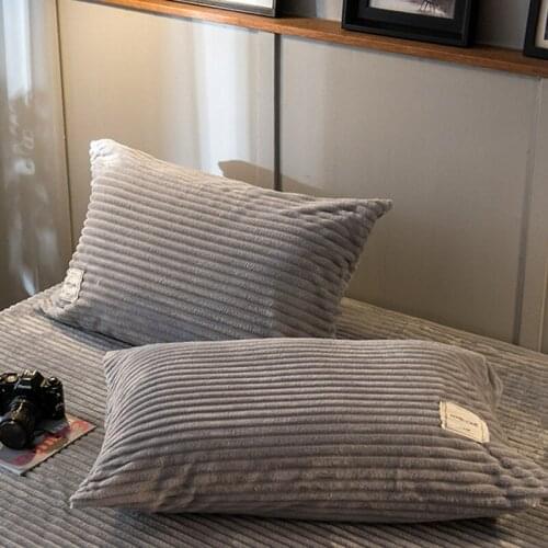 New Velvet Pillow Case On Bedding Warm And Comfortable Soft Pillow Cover Home Decoration Body Pillow Case