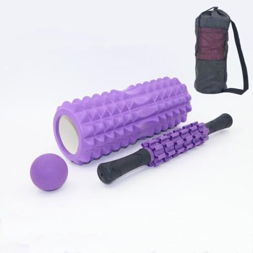 Fitness Equipment In Gym Pilates Reformer Machine 33cm Foam Roller Yoga Fitness Fascia ball Massage Stick Yoga Shaft