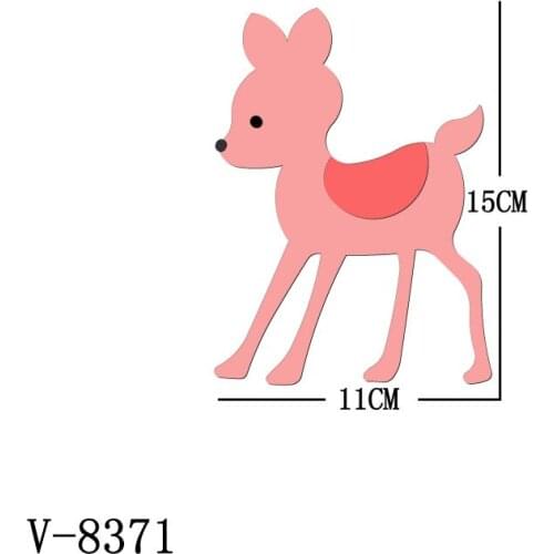 New Deer Cutting Dies Scrapbooking /Multiple Sizes /V-8371