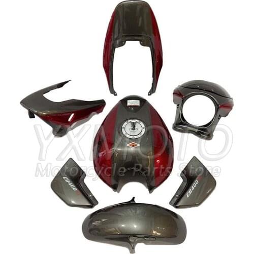 Suitable for Honda CB400 1999 2000 2001 2002 VTEC1 2 injection molding fairing Free coloring 99 00 01 02 fuel tank +lock
