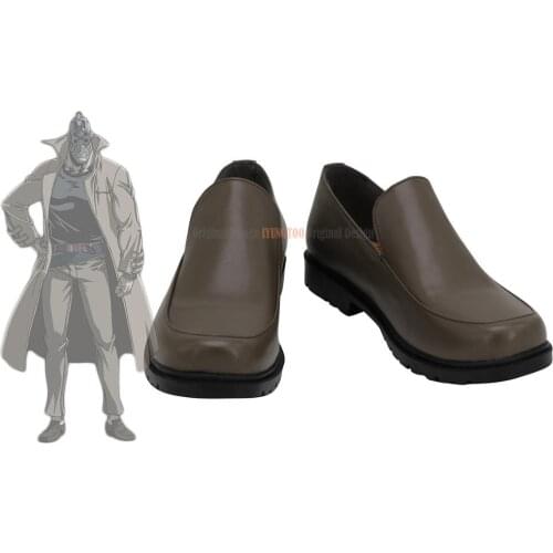 No Guns Life Juzo Inui Cosplay Boots Grey Shoes Custom Made Any Size