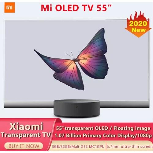 Xiaomi Transparent TV 55 Inchs OLED Artificial Intelligence 5.7mm Ultra-thin Screen Support Bluetooth 5.0 Dolby Atmos Smart TV