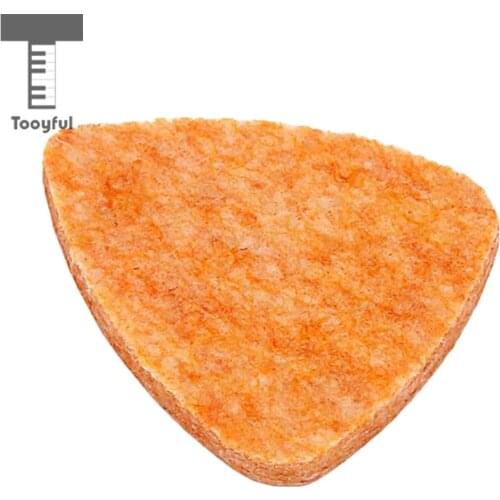 Tooyful Wool Acoustic Guitar /Ukulele Picks Plectrum Heart Shape String Instrument Parts for Musical