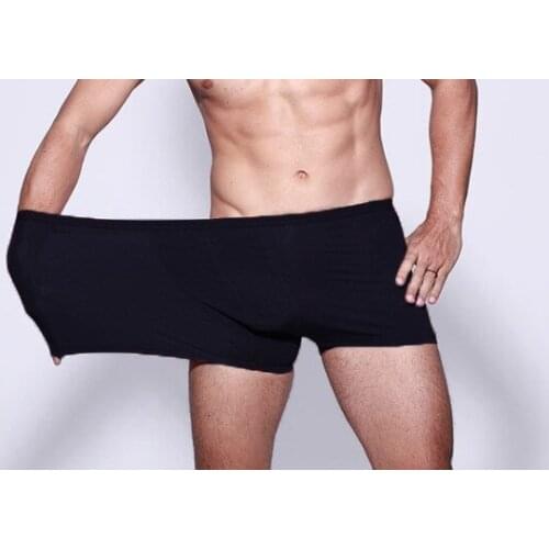XXXXXXL(6XL)mens plus size underwear 95%bamboo fiber underpants casual solid boxer shorts 5pieces/lot wholesale factory price