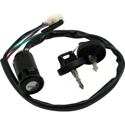 Motorcycle ATV Ignition Key Switch Assembly with Key For HONDA TRX250 TRX250TE 97-01 Motorcycle Moped Scooter With Two Keys