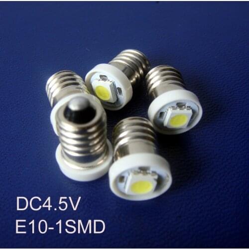 High quality DC4.5V E10,Led E10 Light,E10 4.5V Bulb,E10 Lamp,E10 Light,E10 5V Indicator Lamp,E10 5V Lamp,free shipping 10pcs/lot