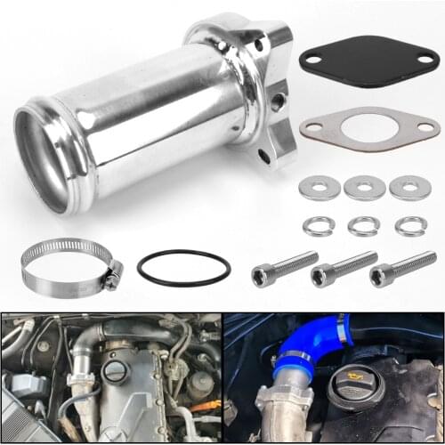 Blanking Bypass Auto Diesel EGR Delete Kit EGR02 for VW Golf Audi 1.9 TDI 130/160 BHP EGR Valve Replacement Pipe 57MM 2"