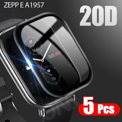 20D Curved Edge Full Soft Protective Film Cover For Xiaomi Huami Amazfit ZEPP E A1957 Smart Watch Screen Protector (Not Glass