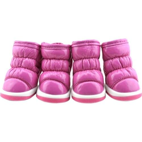 Dog Snow Boots Pet Dog Shoes Waterproof Winter Warm Fleece Puppy Pet Shoes Chihuahua Yorkie Shoes