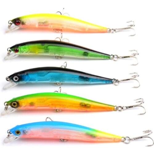 1pcs Laser Minnow Fishing Lure 10cm 8.3g pesca hooks Bass wobbler tackle isca artificial crankbait japan hard bait swimbait