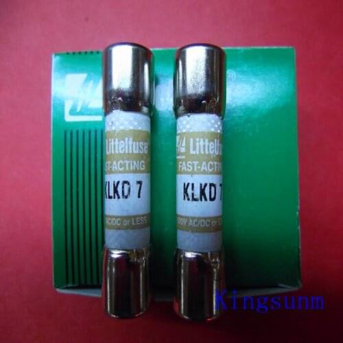 Free shipping 10pcs KLKD 7 new genuine American Littelfuse fuse / fuse 10*38 7A