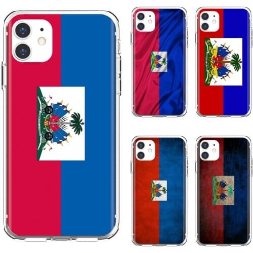 For Samsung Galaxy A12 A31 A41 A51 A71 A20e A21s M30 A10 A30 A40 A50 A60 A70 Vintage-Haiti-Haitian-Flag-Banner Phone Case