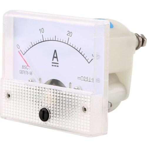 DC Ampere Meter 30A Analog VU Meter AMP Ammeter 0-30A DC Current Meter Doesn't Need Shunt Amp Meter Amperimetro Brand New