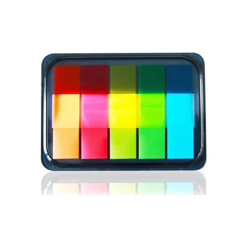 Deli 9060 Fluorescent Film Indicator Label (Extraction Box) Classification Sticker Note Index Sticker