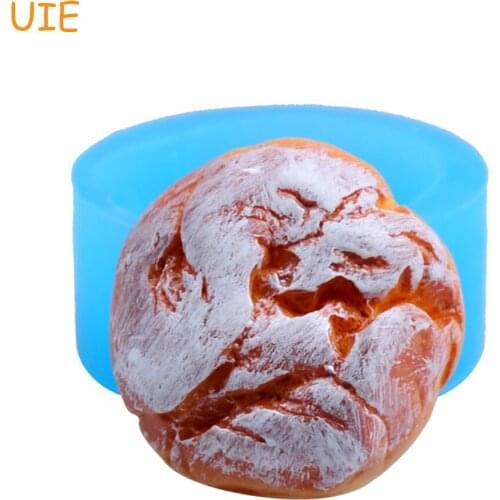 GYL246U Round Bread Cabochon Silicone Moulds Cake 27mm For Candle Polymer Clay Bakery Mold, Fondant Molds