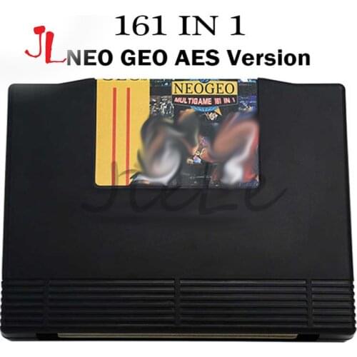 Nieuwe Aankomst Arcade Cassette 161 in 1 NEO GEO AES multi games Cartridge NeoGeo 161 in 1 AES versie voor familie AES Game