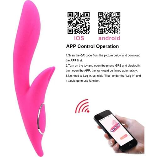 Sex Toys for Women APP Bluetooth Wireless Control Rabbit Heating Vibrator G-spot Massager Dildo Vibrator Clitoris Stimulator