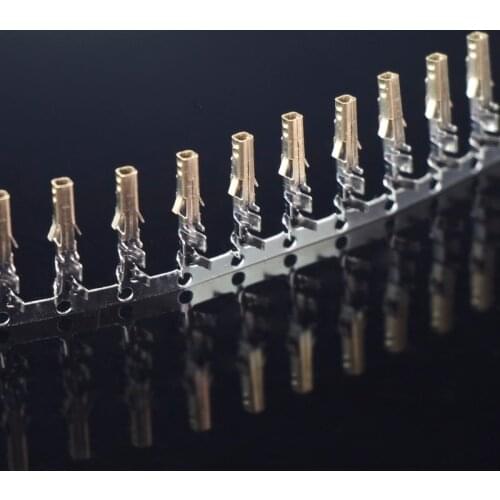 200PCS 5557 4.2 mm Female ATX PCI-E PSU PCI Express Power Connector Gold Plate Crimp Terminal Pin Contact for male Housing
