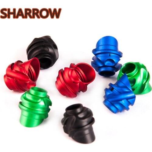 2pcs Compound Bow Peep Sight Housing Hooded 37/45 Degree Aluminum Peep Sight Housing For Bow Outdoor Shooting Archery Accesories