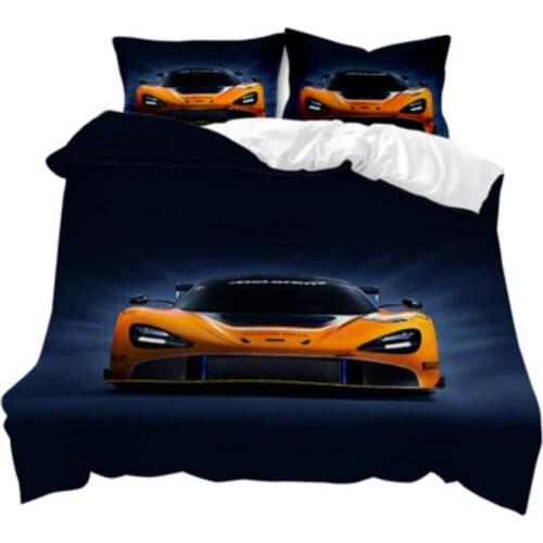 Cool 3D Digital Printing Locomotive Sports Car Motorcycle Bedding Set Home Bedroom Decoration Single Double Queen King Bed Size
