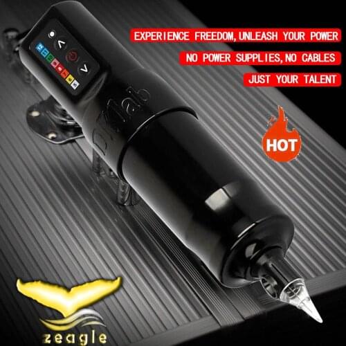Top Selling Wireless Tattoo Pen Machine with Battery for 5-12V to Freedom Work and Unleash Power,NEW Launched Rotary Grip