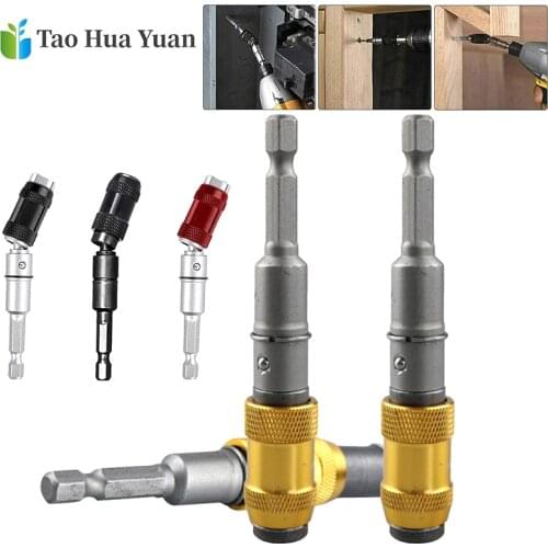 Hot 1/4" Magnetic Screw Drill Tip Drill Screw Tool 20 Degrees Bendable Quick Change Lock Magnetic Drill Extender Hex Shank Drill