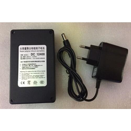 MasterFire High Quality Super Rechargeable Portable Lithium-ion Battery DC 12V 4000mAh Batteries Pack DC 12400 With Plug