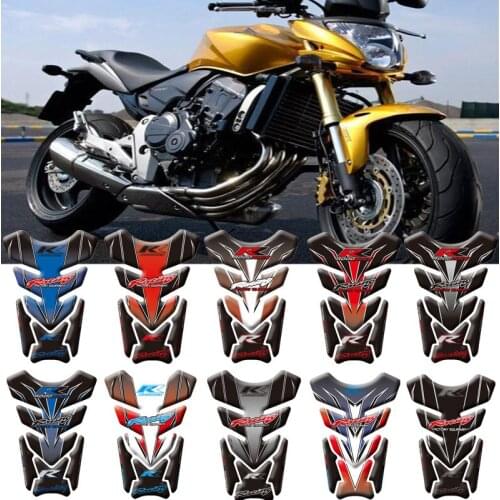 Motorcycle 3D Fuel Tank Protective Stickers Decals For Honda Hornet CB600F CB900F CB1000R 1998-2013 Decals