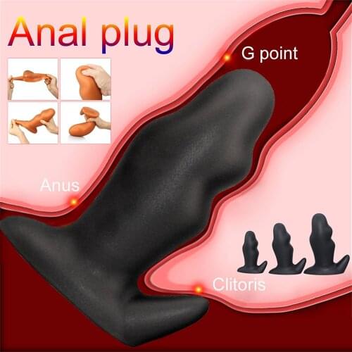 NEW Super Huge Anal Plug Big Butt Plug Erotic Sex Product For Adults Liquid Silicone Dildo Plug Vaginal Anal Expanders Bdsm Toys
