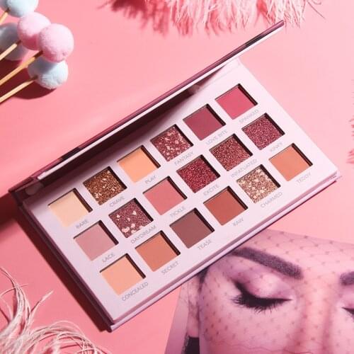 18 Colors Nude Shining Eyeshadow Matte Makeup Glitter Pigment Smoky Eye Shadow Pallete Waterproof Powder 9 Colors Cosmetics