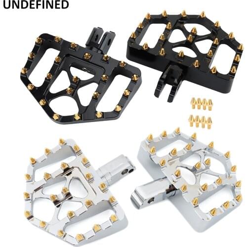Softail Foot Pegs MX Offroad Floorboards Front Rear Pedals for Harley Softail Fatboy Breakout Low Rider StreetBob FLSB 2018-2021