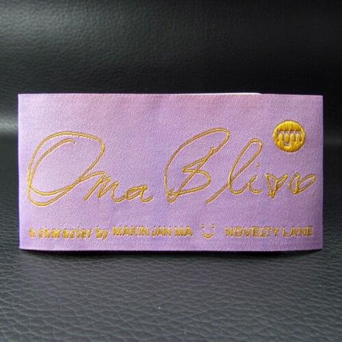 Custom brand labels for clothing custom toy label and garment labels, brand label for skirt, bag
