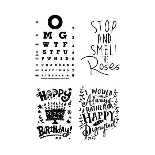 Happy Birthday Transparent Clear Silicone Stamp/seal for DIY Scrapbooking/ Album Decorative Clear Stamp Sheets 2