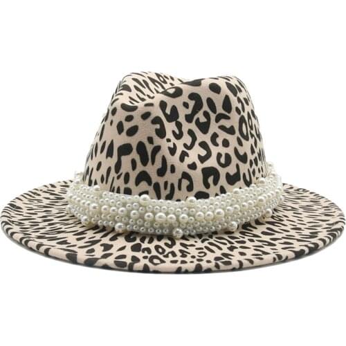 Fedora hats men women wide brim pearl band belt jazz caps tie dye multicolor casual designed luxury felted hats winter women hat