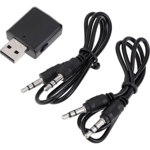 USB Bluetooth 5.0 Transmitter Receiver 3 in 1 EDR Adapter 3.5mm AUX for TV PC Switch the mode by toggling the TX/RX switch