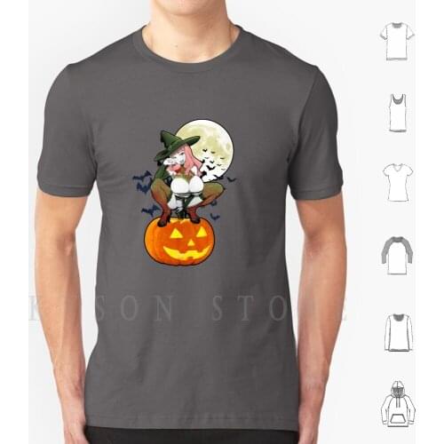 Witch Pinup Zombie T Shirt Men Cotton Hentai Manga Doujin Doujinshi Lewd Oppai Waifu Sexy Boobs Venombeasticorn
