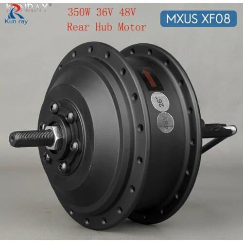 36V 48V 350W High Speed Brushless Gear Hub Motor E-bike Motor For 20inch - 28inch 700C Bicycle Rear Wheel Drive MXUS XF08
