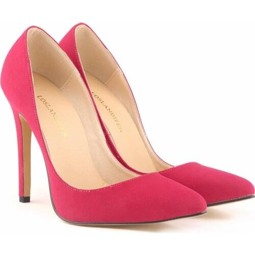 2020 Hot Sale Women Pumps Red Pink Shoes High Heels Shoes Luxury Designer Good Quality Leather Wedding Shoes NLK-A0018