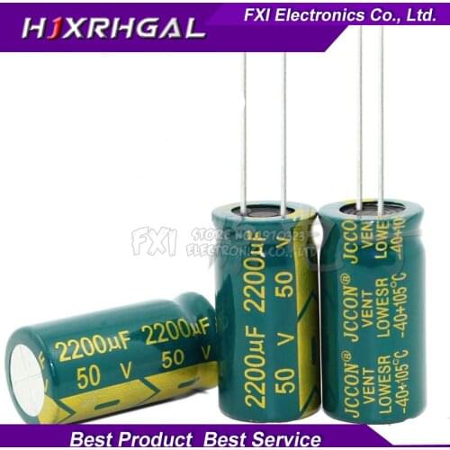 10PCS 50v2200uf 2200uf50v 16*31 50v 2200uf 16x31 Electro Electrolytic capacitor